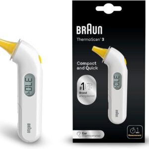 Braun ThermoScan 3 Ear thermometer - Fast 1 second measurement