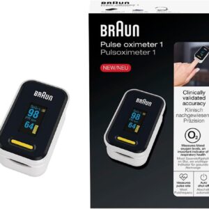Braun Pulse Oximeter 1 - Accurate Blood Oxygen Finger